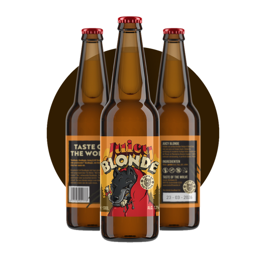JUICY BLONDE.